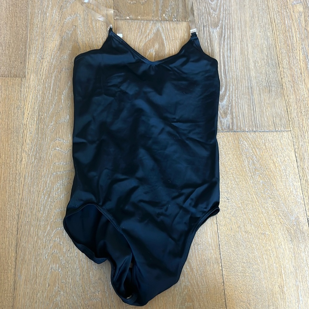 Black Body Wrapper Leotard (adult XS)